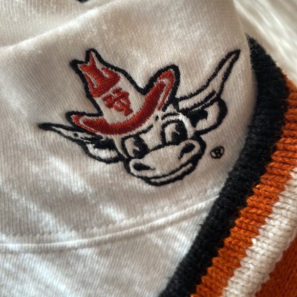 Vintage Burch brows UT Longhorns zip up cardigan and embroidered turtleneck NEW - Picture 2 of 8
